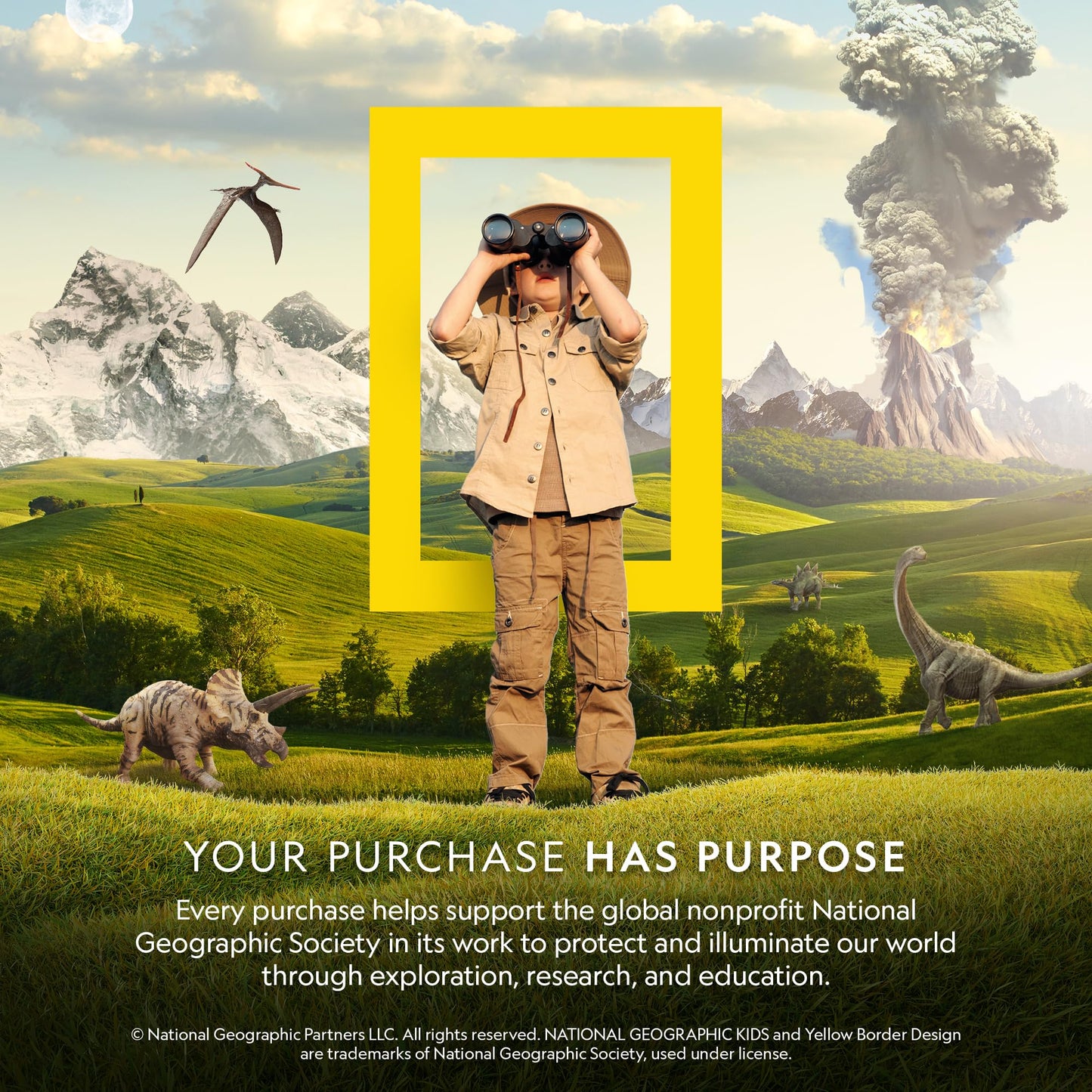 National Geographic Motorized Dinosaur 3D Puzzle - 50-Piece 3D T. Rex Wood Model Kit with Light-Up Motorized Display Base and 8 Light Settings, 3D Puzzles for Kids, Buildable Dinosaur Model