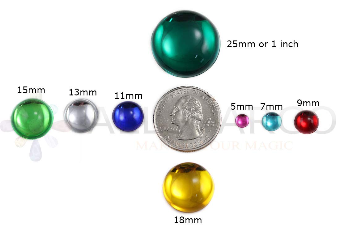 Allstarco 11mm Silver Flat Back Acrylic Round Pearl Cabochons Plastic Rhinestones Pearl Gems Embellishments for Jewelry, Crafts, Costumes, Card Invitations, Cosplay - 40 Pieces