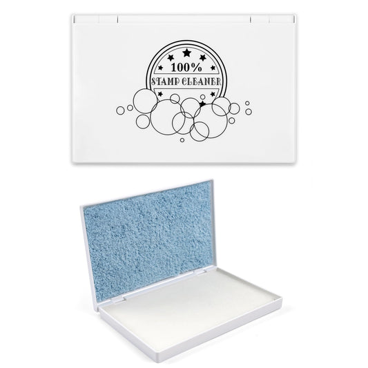 Stamp Scrubber for Stamps,Dual-Sided Stamp Cleaning Pad with Synthetic Bristles,Stamping Tool Cleaning Cling & Foam & Large Clear & Rubber Stamps 7.3x4.9inch