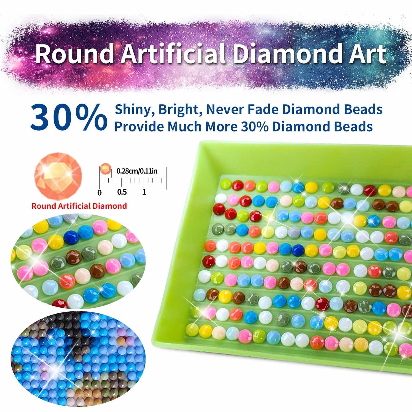 YALKIN 5D Diamond Painting Kits for Adults, Large Street View Diamond Art Kits Full Drill Diamond Painting Kit for Adult Beginners, DIY Crystal Picture Art for Home Wall Decor 40 x 70cm/15.7 x 27.6in