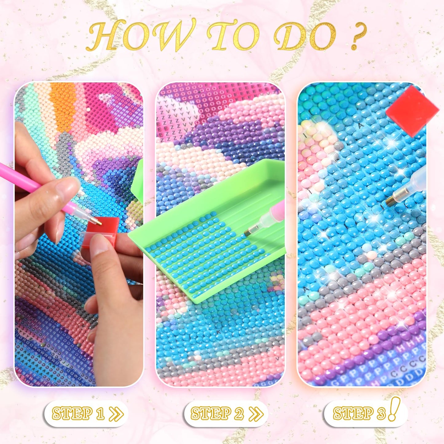 UIBDVKS Funny Hawaiian Dancers Diamond Painting Kits for Adults Diamond Art DIY 5D Full Round Drill Crystal Rhinestone Arts and Crafts for Home Decor Wall Decor 12X16Inch