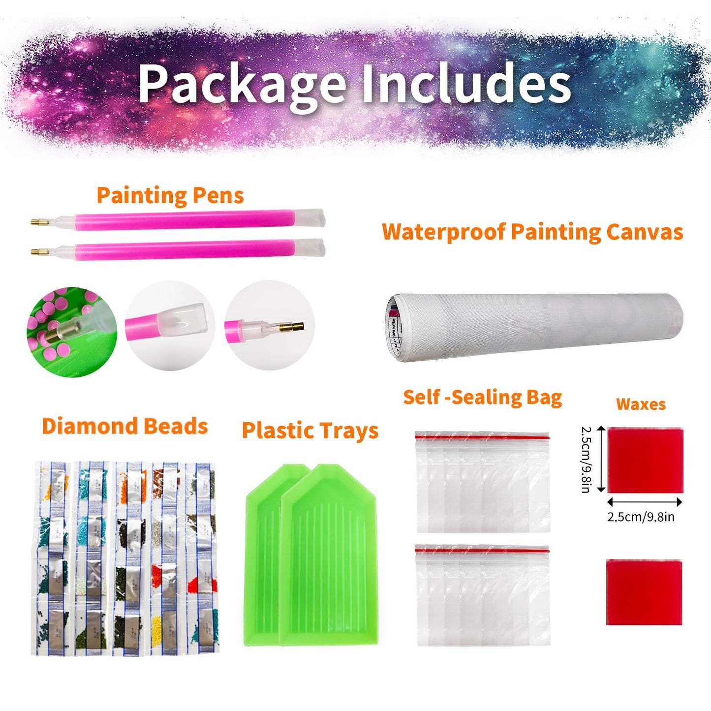 YALKIN 5D Diamond Painting Kits for Adults, Large Street View Diamond Art Kits Full Drill Diamond Painting Kit for Adult Beginners, DIY Crystal Picture Art for Home Wall Decor 40 x 70cm/15.7 x 27.6in